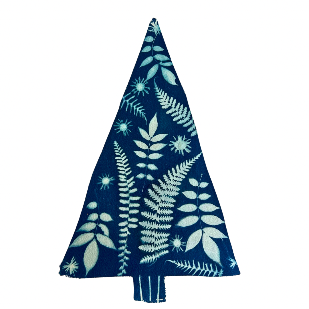Cyanotype Christmas Tree Stationary