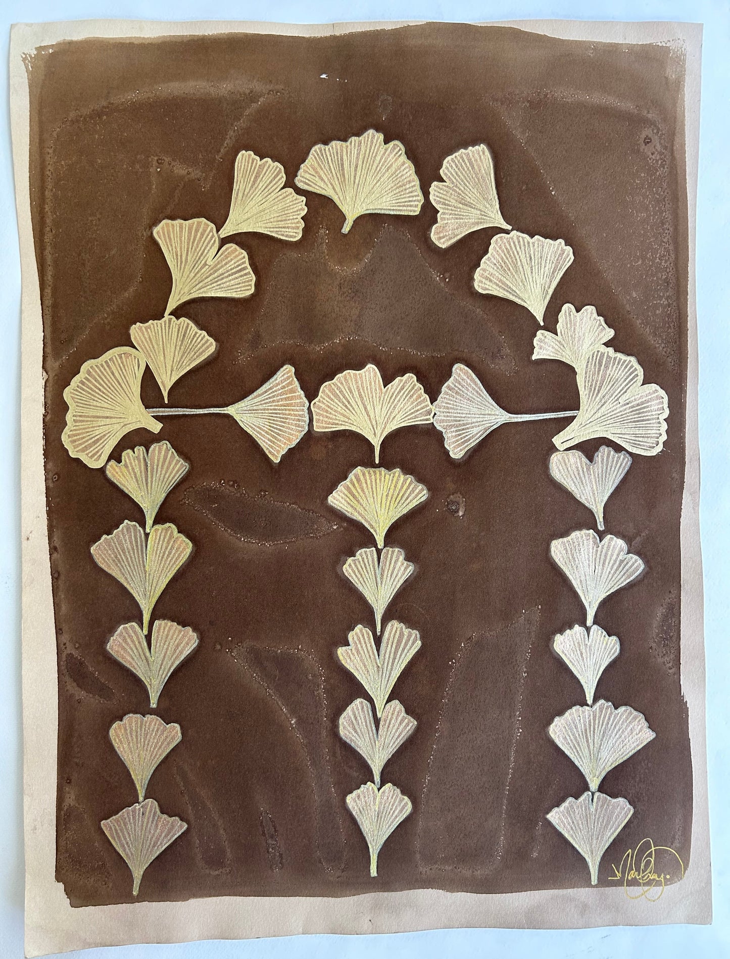 Gold Ginkgo UGA Arch